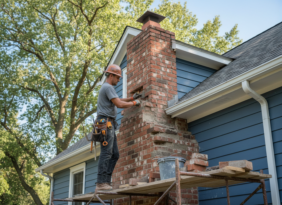 Chimney repair in West Jordan