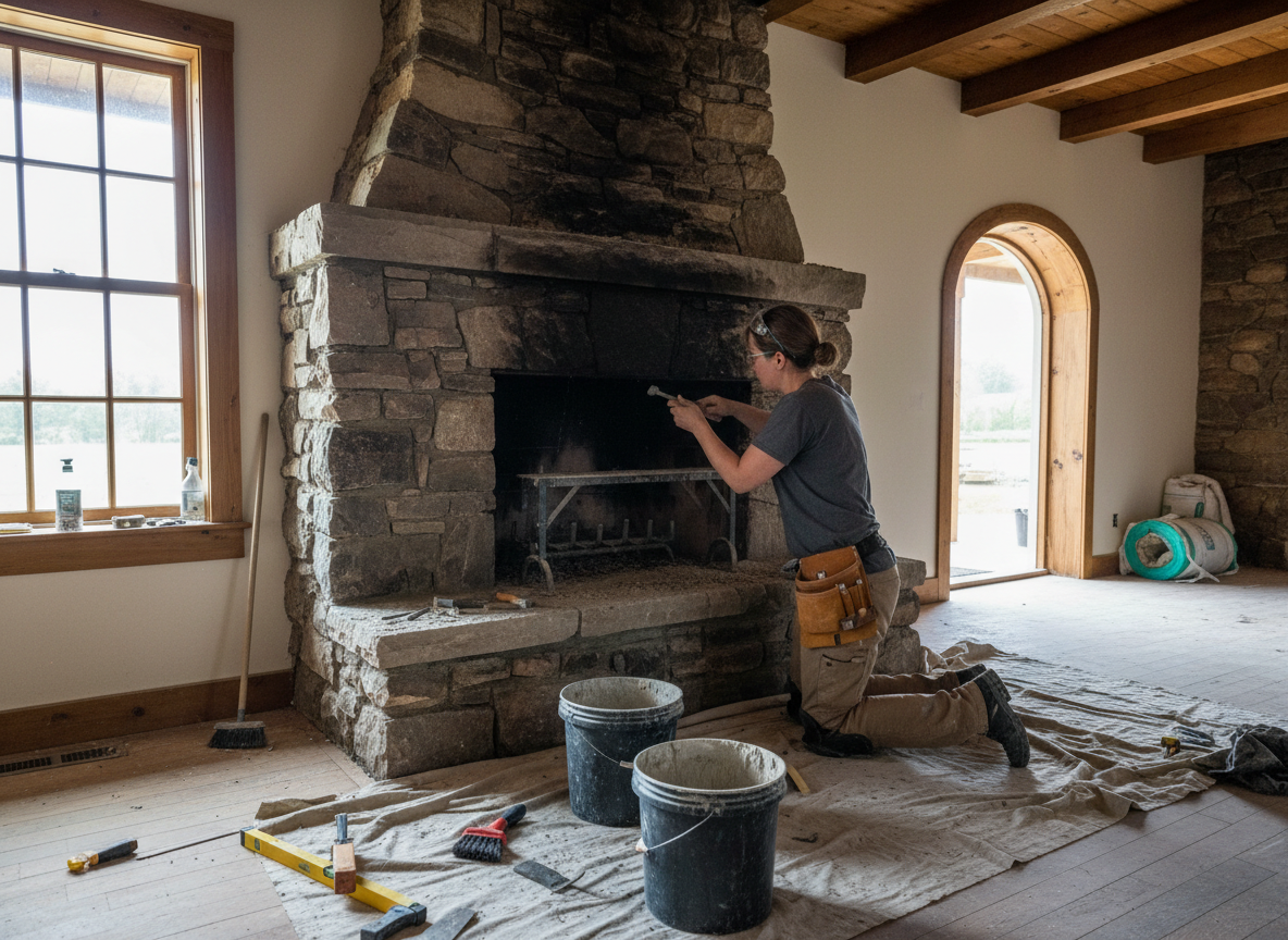 Fireplace Restoration in Riverton, UT